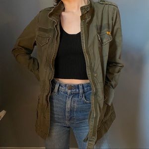 Vintage green army jacket